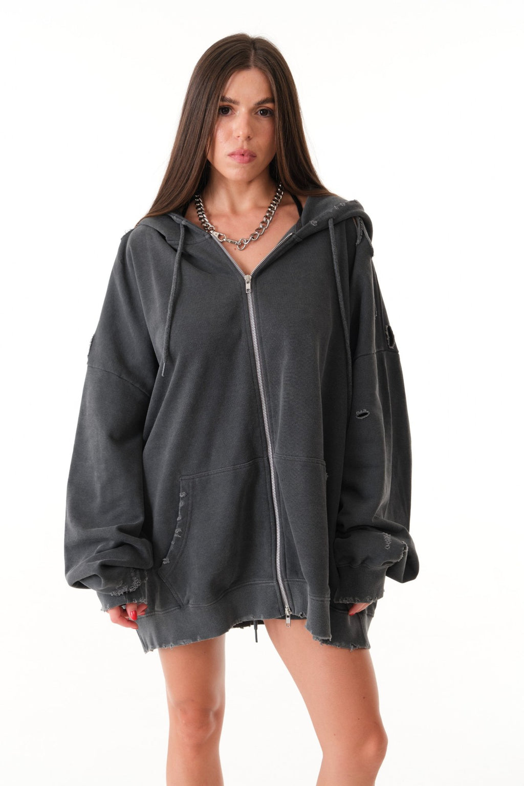 Рвана толстовка