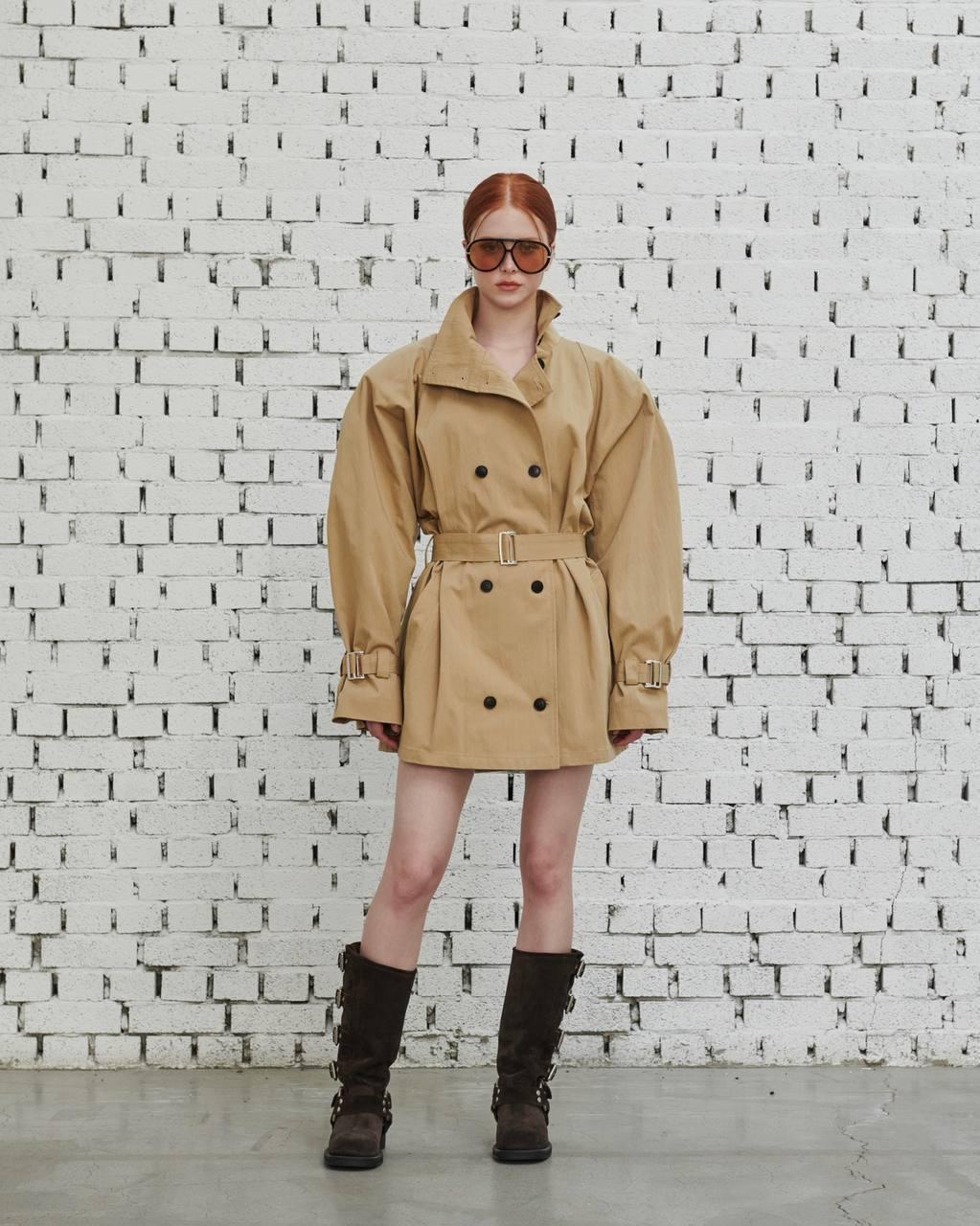 Плечовий поясний тренч