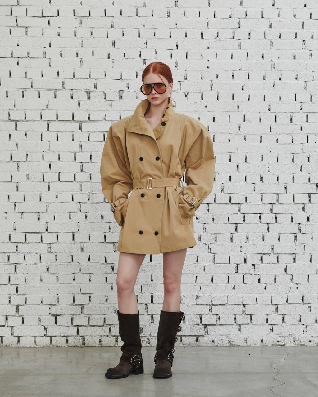 Плечовий поясний тренч